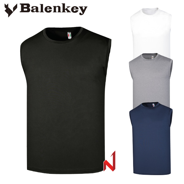 발렌키 민소매 스판 후렌치 AT09 4색상 공용