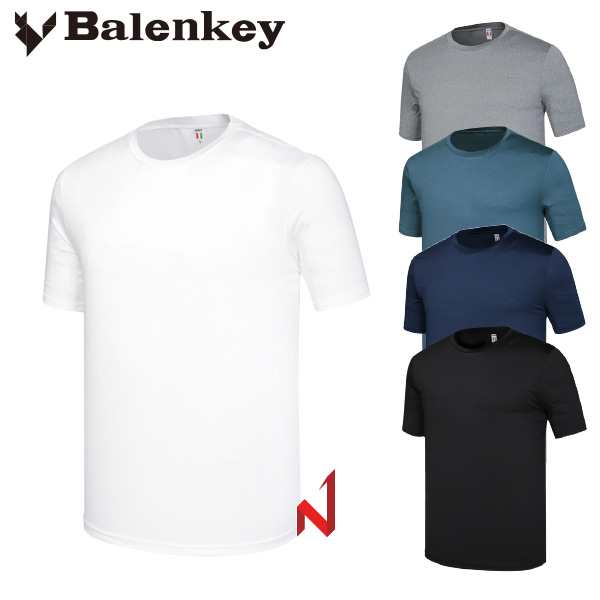 발렌키 반팔티 스판 라운드 AT07 5색상 공용