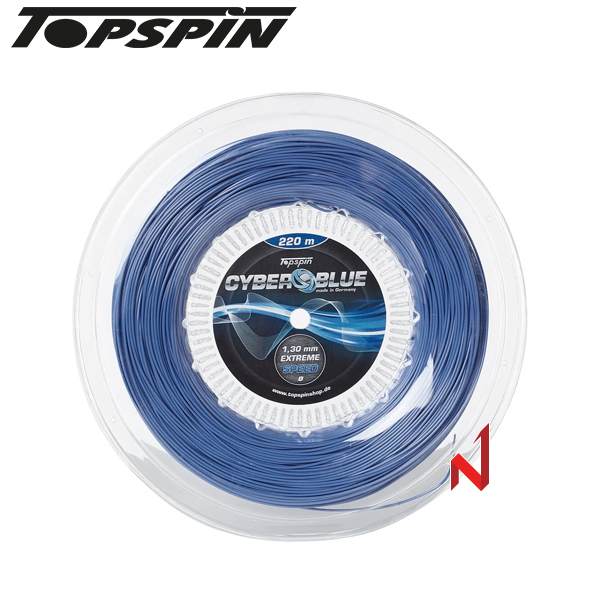 탑스핀 테니스스트링 사이버 블루 1.20/1.25mm 220M
