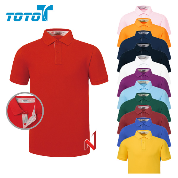 토토 반팔티 40수 이합 PKG 고시에리 12색상 공용