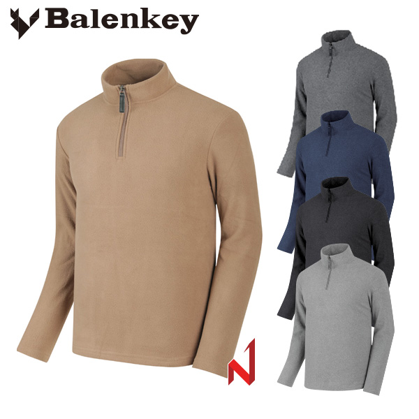 발렌키 긴팔티 후리스 기모 반집업 YT19 5색상 공용