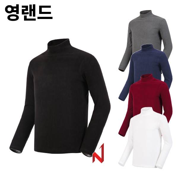 영랜드 긴팔티 후리스 반목 YT13 5색상 공용