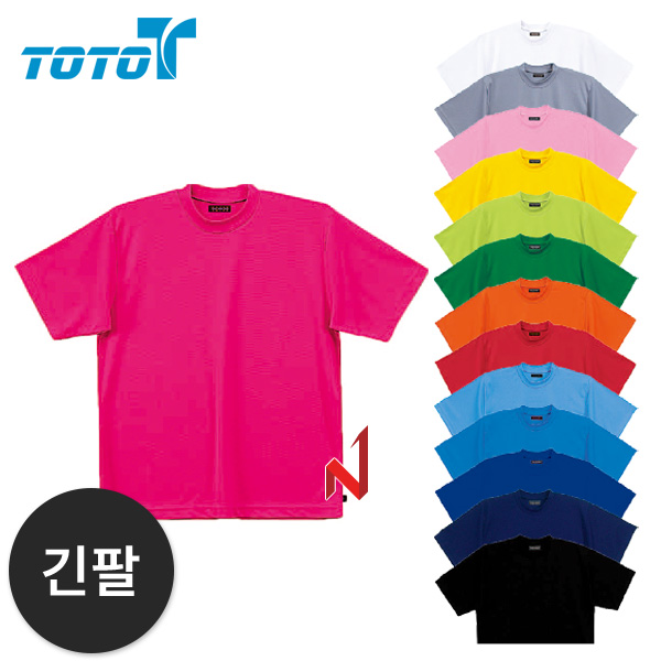 토토 긴팔티 에어로쿨 라운드 14색상 주니어