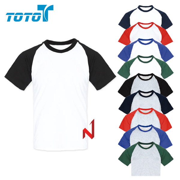 토토 반팔티 30수 나그랑 배색 10색상 공용