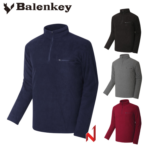 발렌키 긴팔티 후리스 안감털 반집업 YT15 4색상 공용