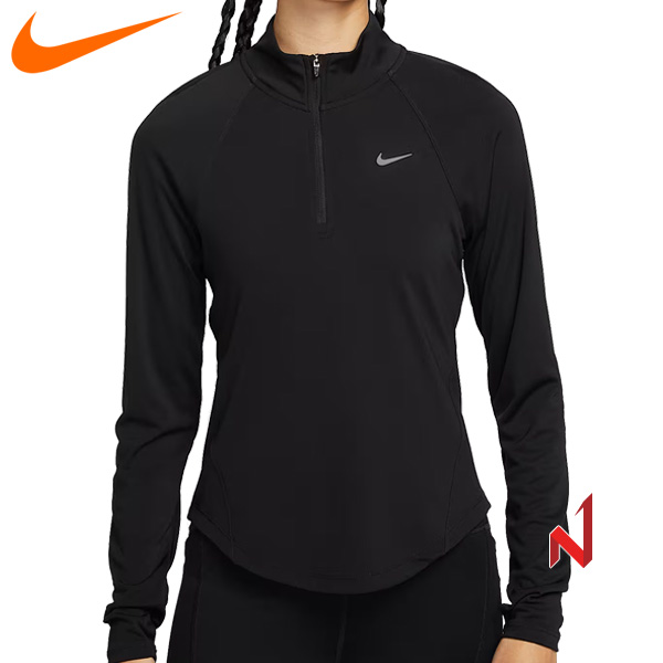 2025나이키 긴팔티 템포 스우시 런 드라이 핏 하프 집업 러닝 HV2843-010 여성