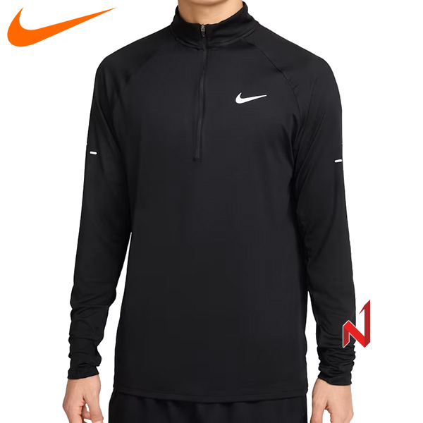 2025나이키 긴팔티 스트라이드 드라이 핏 쿼터 집 러닝 HV2181-010 남성