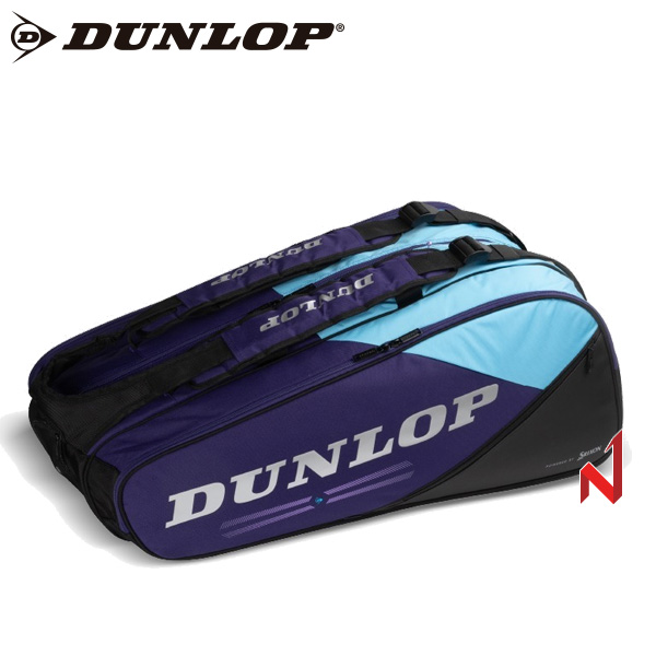 2026던롭 가방 3단 FX 퍼포먼스 12RKT 라켓백 10369989 VI/BK/CYAN