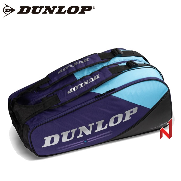 2026던롭 가방 2단 FX 퍼포먼스 8RKT 라켓백 10369990 VI/BK/CYAN