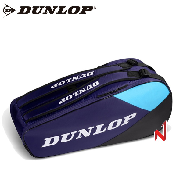 2026던롭 가방 2단 FX 클럽 6RKT 라켓백 10369994 VI/BK/CYAN