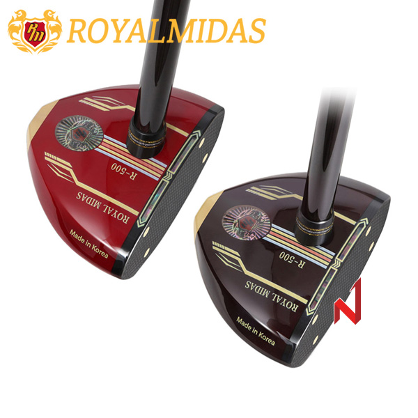 로얄미다스 파크골프채 클럽 R500 (48g&plusmn;3g/85cm/525g&plusmn;5g) 3색상