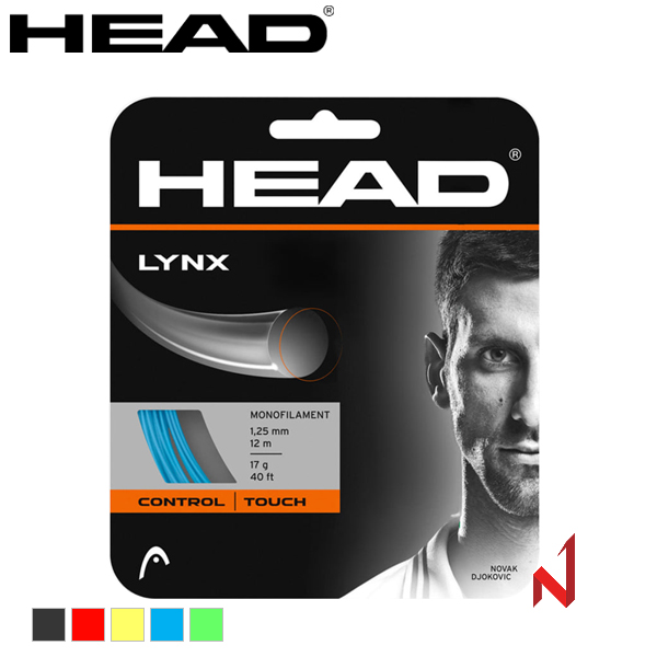 헤드 테니스스트링 링스 17/18 281784 1.25/1.20mm 12m AN/RD/YL/BL/GN 원형