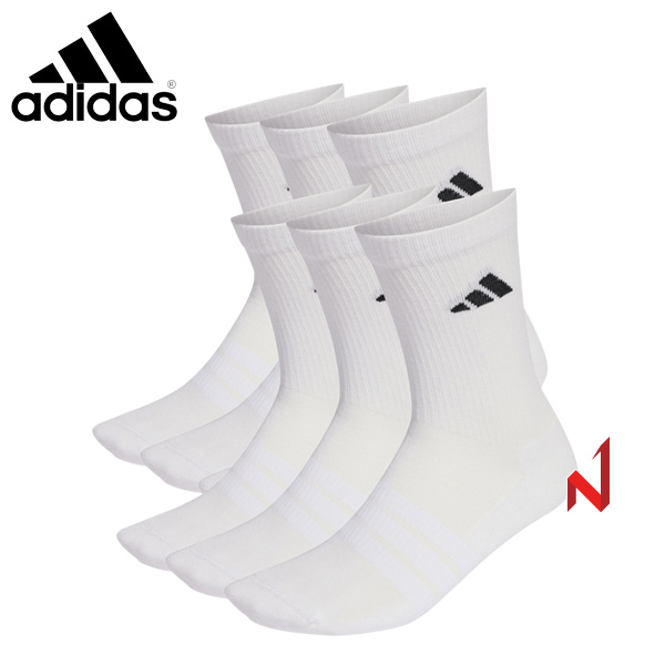 아디다스 양말 쿠션 크루 양말 KE5498 6P