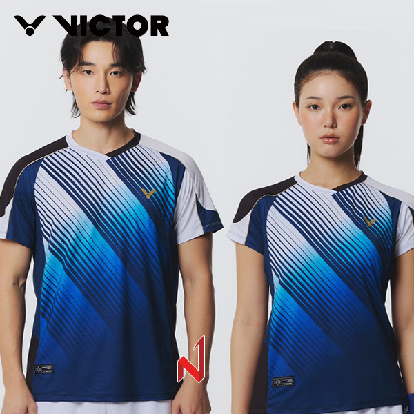 2026SS 빅터 반팔티 HERITAGE BLUE VT26AGW014M/VT26AGW014F 남성/여성