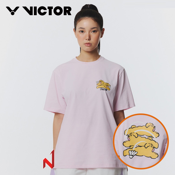 2026SS 빅터 반팔티 오버핏 HAPPY SHUTTLE VT26ATO207U 공용