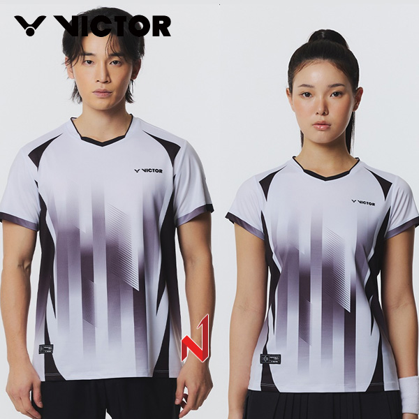 2026SS 빅터 반팔티 FADE STRIPE VT26AGW001M/VT26AGW001F 남성/여성