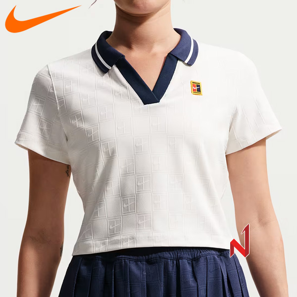 2026나이키 반팔티 코트 드라이핏 크롭 폴로 IB0773-133 여성