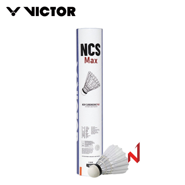 빅터 배드민턴셔틀콕 뉴 카본소닉 NCS MAX 인조셔틀콕 12개입