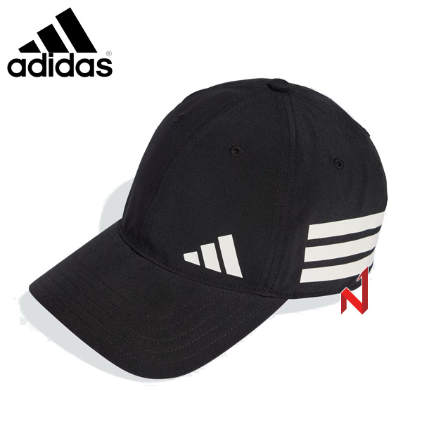 아디다스 모자 트레이닝 3S 스트라이프 에센셜 캡 KE8241 BK