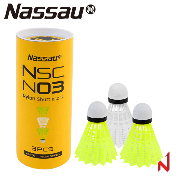 낫소 배드민턴 나일론 N03 3개입