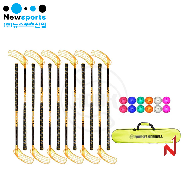 뉴스포츠 플로어볼 스틱세트 옥스독 쉬프트 32 set 87cm 3색상 (경기용)