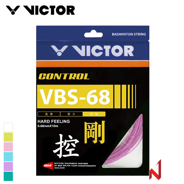 빅터 배드민턴스트링 VBS-68 0.68mm 10M 6색상