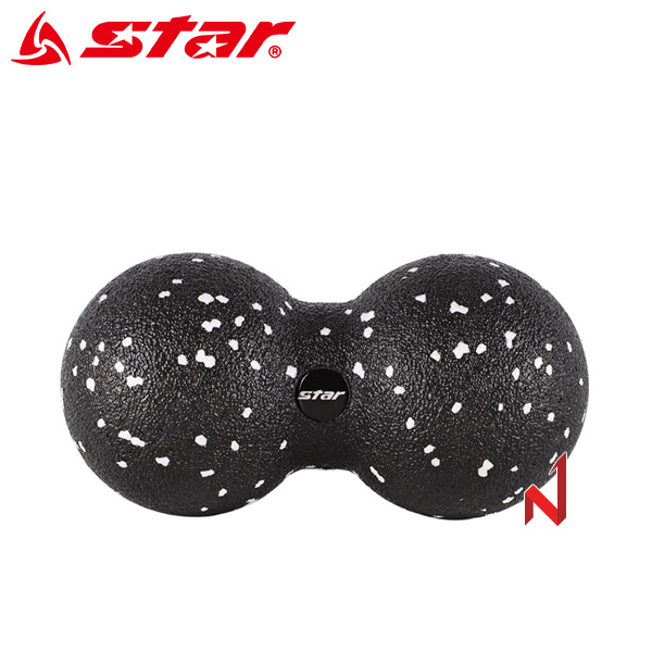 스타 피트니스 EPP 땅콩마사지볼 8x16cm EUF022 블랙