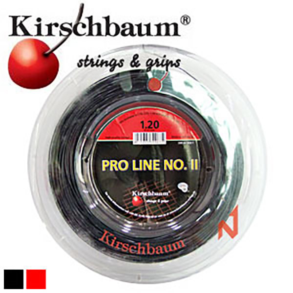 커시바움 테니스스트링 프로라인 넘버2 1.20mm 200M BK