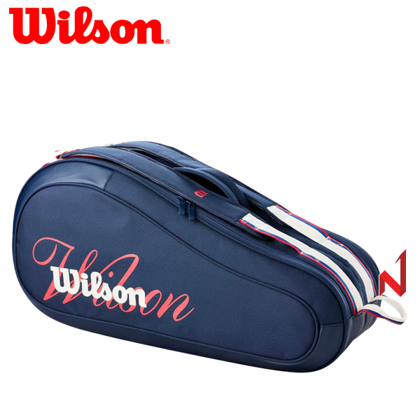 2026윌슨 가방 US오픈 라켓백 6PK WR8056801001 WH/NV