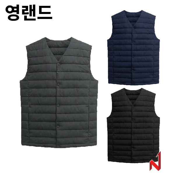 영랜드 조끼 웰론 패딩 YV04 3색상 공용
