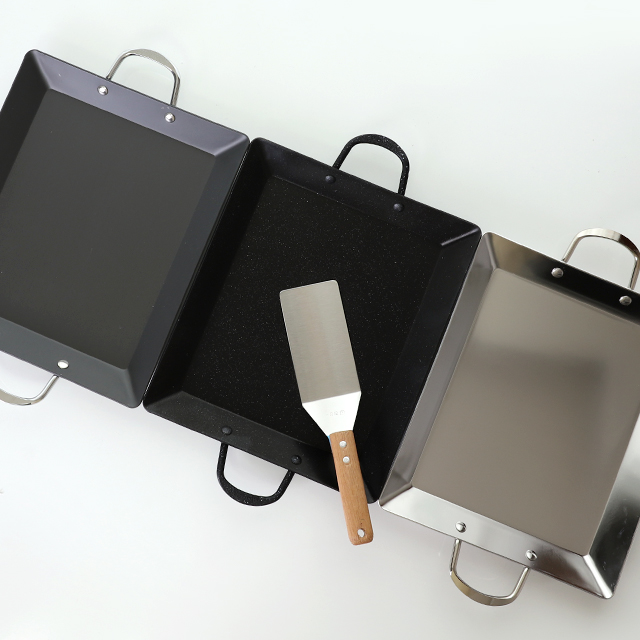 사각볶음팬 스텐삼중 경질 코팅 화사 호떡팬 철판 닭갈비판 쭈꾸미 토스트 순대 곱창 인덕션