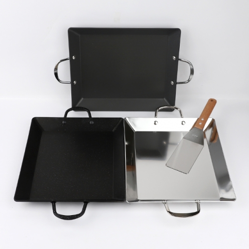 사각볶음팬 스텐삼중 경질 코팅 화사 호떡팬 철판 닭갈비판 쭈꾸미 토스트 순대 곱창 인덕션