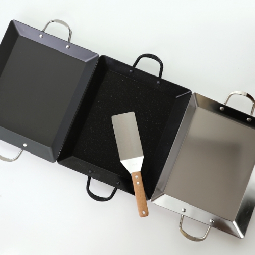 사각볶음팬 스텐삼중 경질 코팅 화사 호떡팬 철판 닭갈비판 쭈꾸미 토스트 순대 곱창 인덕션