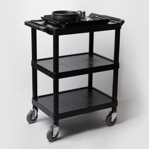 3단 서빙카트 다용도 업소용 식당카트 이동식 주방 써빙카 플라스틱 핸드 운반카트 왜건 중