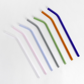 키이플 내열유리 빨대 커피 스틱 컬러 막대 카페