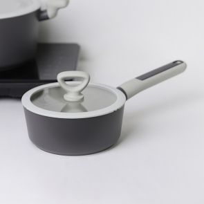 쿠킨 쿠키라떼 IH 냄비 세라믹코팅 인덕션 가능 라면 이유식 찌개 국 편수냄비 18cm