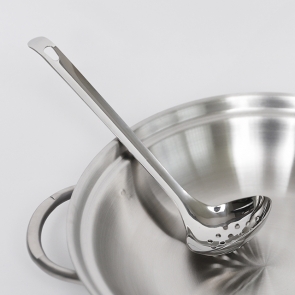 제우스 스텐 304 타공 국자 국물요리 건지기 마라탕 훠궈 구멍 거름국자 뜰채 건지개