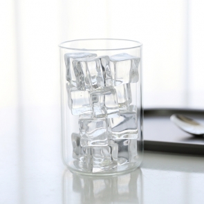 키이플 일자 내열 유리컵 2p 세트 카페 유리잔 커피 음료 글라스 480ml