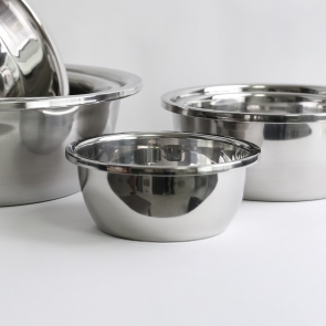 헤킨스 스텐 양푼 김장 김치 다라이 눈금 계량 대야 베이킹 스텐볼 인덕션가능 24cm