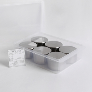 보존식용기 6p 세트 스텐 27종 원형 보존용기 PP 식품관리 단체 급식 유치원 병원