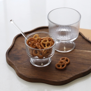 키이플 아이스크림잔 유리 스낵볼 요거트볼 아포가토잔 디저트잔 푸딩컵