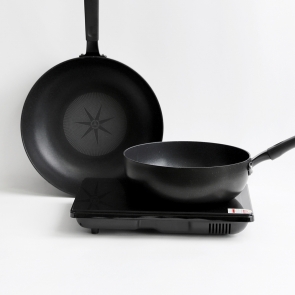 애니쿡 다이아몬드 인덕션 튀김팬 IH 웍 5중 코팅 논스틱 궁중 볶음팬 24cm~32cm