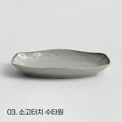 이더멜라민 소고터치 멜라민 식기 업소용 그릇 식당 앞접시 사각쿠프 수타원 원형접시 초장기