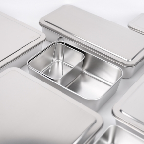 분리형 스텐 밧드 일식 가니쉬 케이스 칸칸 나눔 보관용기 양념통 업소용 재료 소분 바트