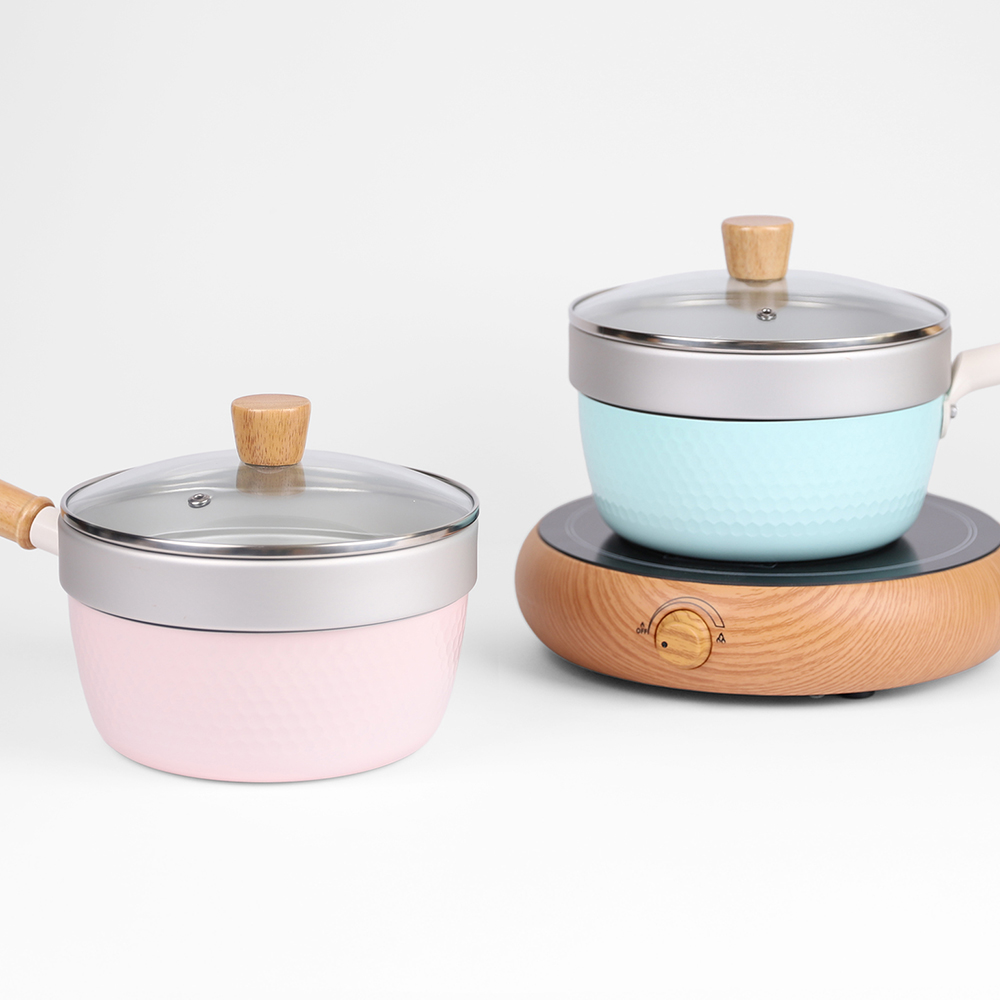 IH 세라믹 함마톤 냄비 18cm 찜기 유리뚜껑 포함 인덕션 편수 라면 소스팬 IH 세라믹 함마톤 냄비 18cm 찜기 유리뚜껑 포함 인덕션 편수 라면 소스팬