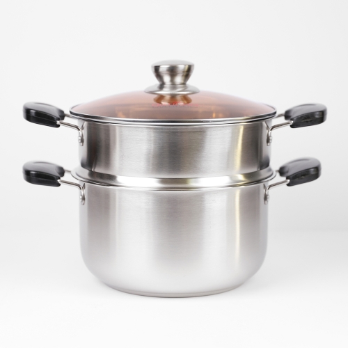 퀸센스 빅토리아 멀티 찜냄비 IH 인덕션겸용 2단 찜기 채반 라면 곰솥 편수 양수