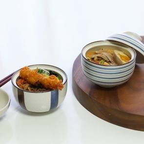 미니 돈부리 일식 도자기 볼 차완무시 그릇 뚜껑 밥공기 텐동 계란찜 덮밥 보울