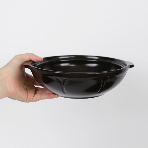 홍익 전골냄비 양수냄비 내열 도자기 뚝배기 찌개 냄비 무균열 업소용 직화