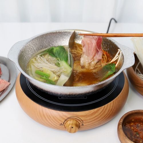 손잡이 반반 샤브나베 스텐 전골냄비 인덕션 샤브샤브 스키야키 마라탕 훠궈 밀푀유나베