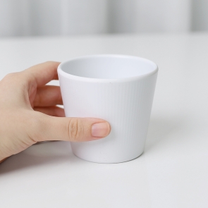 에코브 멜라민 컵 업소용 식기 식당 그릇 물컵 물 잔 화이트 블랙